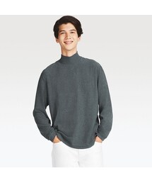 UNIQLO | ヒートテックフリースモックネックT（長袖）(Tシャツ/カットソー)