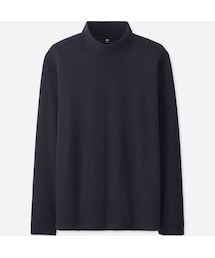 UNIQLO | ヒートテックフリースモックネックT(長袖)(Tシャツ/カットソー)