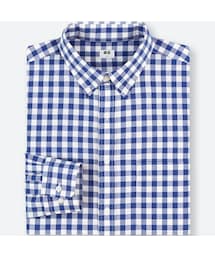 UNIQLO | エクストラファインコットンブロードチェックシャツ（長袖）(シャツ/ブラウス)