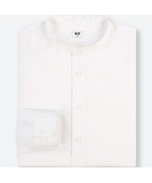 UNIQLO | エクストラファインコットンブロードスタンドカラーシャツ（長袖）＋EC(シャツ/ブラウス)