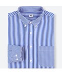 ユニクロ | エクストラファインコットンブロードシャツ（クレイジー・長袖）(襯衫)