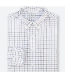 UNIQLO | エクストラファインコットンブロードチェックシャツ（長袖）(シャツ/ブラウス)