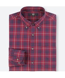 UNIQLO | エクストラファインコットンブロードチェックシャツ（長袖）(シャツ/ブラウス)