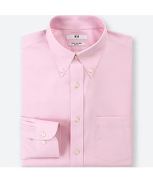 UNIQLO | ファインクロススーパーノンアイロンシャツ(スリムフィット・ボタンダウン・長袖・2018年春モデル)+EC(シャツ/ブラウス)