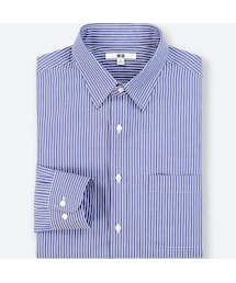 UNIQLO | ファインクロスストライプシャツ（長袖）(シャツ/ブラウス)