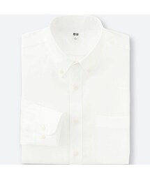 UNIQLO | ファインクロスオックスフォードシャツ（ボタンダウン・長袖）(シャツ/ブラウス)