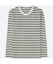UNIQLO | ウォッシュボーダーT（長袖）(Tシャツ/カットソー)