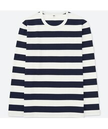 UNIQLO | ウォッシュボーダーT（長袖）(Tシャツ/カットソー)