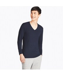 UNIQLO | ヒートテックエクストラウォームVネックT（9分袖・極暖）(その他アンダーウェア/インナー)