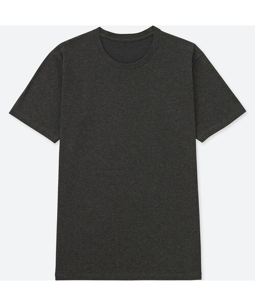 UNIQLO（ユニクロ）の「ドライカラークルーネックT（半袖）（Tシャツ/カットソー・メンズ・BLUE 63/BROWN 35/NAVY 69/OLIVE 56/WHITE 00/GRAY 03/BLUE 67/DARK GRAY 08/BLACK 09・XL/M/XS/4XL/S/L/XXL/3XL）」の5枚目の写真