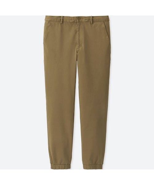 UNIQLO（ユニクロ）の「ジョガーパンツ（コットン・丈長め76cm）（その他パンツ・メンズ・OLIVE 56/BEIGE 32/BLACK 09・L/4XL/S/XL/3XL/XXL/XS/M）」の3枚目の写真