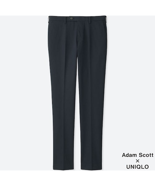UNIQLO（ユニクロ）の「感動パンツ（ソフトタッチ・コットンライク）（その他パンツ・メンズ・NAVY 69/BLACK 09/BEIGE 31・91/76/85/79/82/88/73/95/120/100/70/115/105/110）」の3枚目の写真