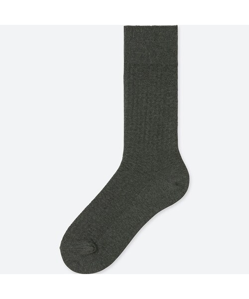 UNIQLO（ユニクロ）の「ダイアゴナルソックス（ソックス/靴下・メンズ・BLUE 68/DARK GRAY 08/GRAY 03/BLACK 09・27-29/25-27）」の3枚目の写真