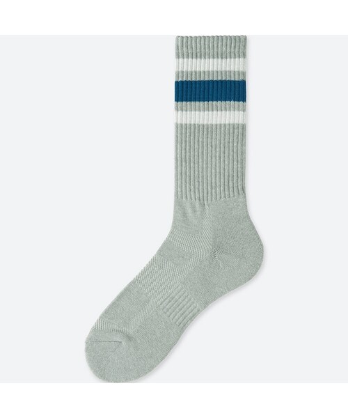 UNIQLO（ユニクロ）の「パイルラインソックス（ソックス/靴下・メンズ・NAVY 69/OFF WHITE 01/BLACK 09/GRAY 03・25-27/27-29）」の4枚目の写真