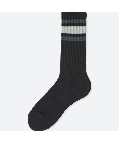 UNIQLO（ユニクロ）の「パイルラインソックス（ソックス/靴下・メンズ・NAVY 69/OFF WHITE 01/BLACK 09/GRAY 03・25-27/27-29）」の3枚目の写真