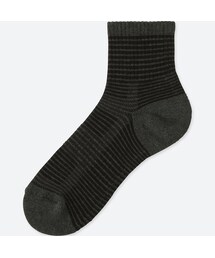 UNIQLO | パイルボーダーハーフソックス(ソックス/靴下)