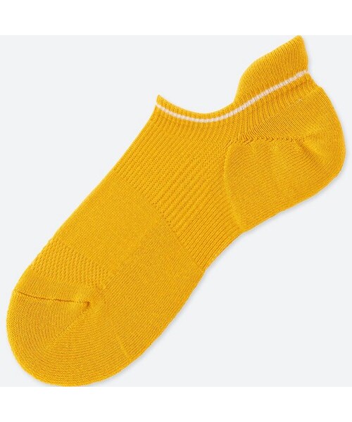 UNIQLO（ユニクロ）の「スポーツショートソックス（ソックス/靴下・メンズ・RED 15/OLIVE 57/YELLOW 43/BLUE 66/GRAY 07/BLACK 09/BLUE 68/WHITE 00・25-27/27-29）」の8枚目の写真