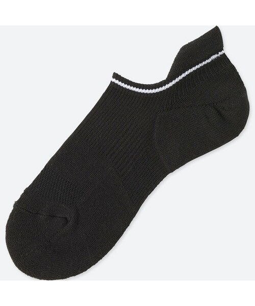 UNIQLO（ユニクロ）の「スポーツショートソックス（ソックス/靴下・メンズ・RED 15/OLIVE 57/YELLOW 43/BLUE 66/GRAY 07/BLACK 09/BLUE 68/WHITE 00・25-27/27-29）」の3枚目の写真