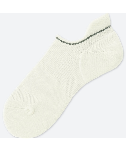 UNIQLO（ユニクロ）の「スポーツショートソックス（ソックス/靴下・メンズ・RED 15/OLIVE 57/YELLOW 43/BLUE 66/GRAY 07/BLACK 09/BLUE 68/WHITE 00・25-27/27-29）」の2枚目の写真