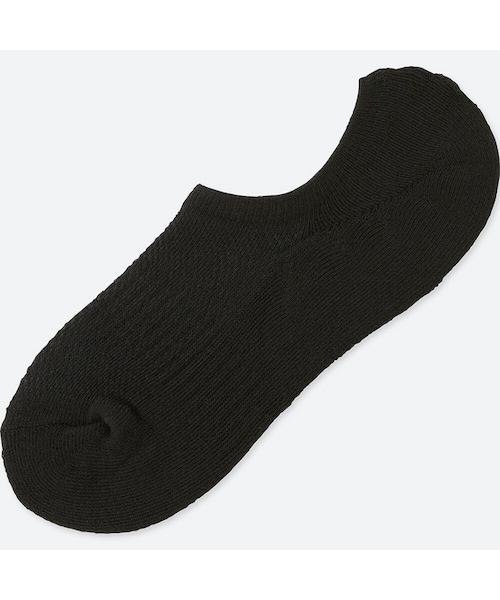 UNIQLO（ユニクロ）の「パイルベリーショートソックス（ソックス/靴下・メンズ・OFF WHITE 01/BLACK 09/GRAY 04・25-27/27-29）」の2枚目の写真
