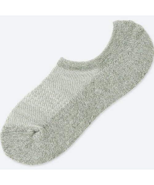 UNIQLO（ユニクロ）の「パイルベリーショートソックス（ソックス/靴下・メンズ・OFF WHITE 01/BLACK 09/GRAY 04・25-27/27-29）」の3枚目の写真