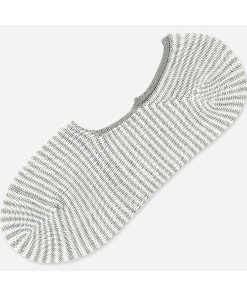 UNIQLO（ユニクロ）の「ボーダーベリーショートソックス（ソックス/靴下・メンズ・NAVY 69/RED 16/GRAY 03/BLACK 09・25-27/27-29）」の2枚目の写真