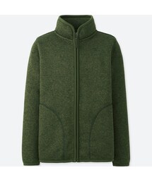 UNIQLO | BOYS ニットフリースフルジップジャケット（長袖）(その他アウター)