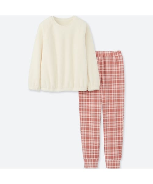 UNIQLO キッズ パジャマ 130 ピンク ユニクロUT「ピングー」のベビーパジャマ＆レギンス、ドット柄やボーダー柄 - ファッションプレス 