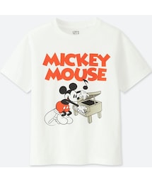 UNIQLO | BOYS サウンズ・オブ・ディズニーグラフィックT（半袖）(Tシャツ/カットソー)