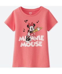 UNIQLO | GIRLS サウンズ・オブ・ディズニーグラフィックT（半袖）(Tシャツ/カットソー)