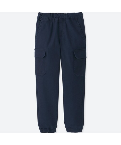 UNIQLO（ユニクロ）の「BOYS カーゴジョガーアンクルパンツ（その他パンツ・キッズ・BEIGE 32/OLIVE 56/BLUE 68・150/140/110/100/160/120/130）」の3枚目の写真