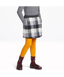 UNIQLO | GIRLS ニットレギンス（ヘリンボーン・10分丈）(レギンス/スパッツ)