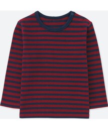 UNIQLO | クルーネックT（ボーダー・長袖）(その他トップス)