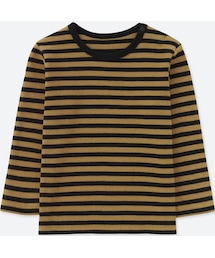 UNIQLO | クルーネックT（ボーダー・長袖）(その他トップス)