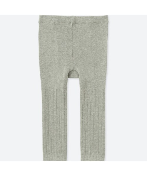UNIQLO（ユニクロ）の「ニットレギンス（リブ）（その他ベビー用品・キッズ・NAVY 69/GRAY 03/BLACK 09・80/100/90）」の3枚目の写真