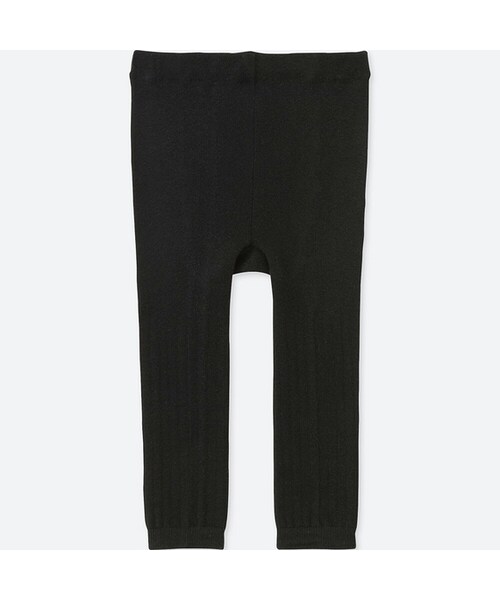 UNIQLO（ユニクロ）の「ニットレギンス（リブ）（その他ベビー用品・キッズ・NAVY 69/GRAY 03/BLACK 09・80/100/90）」の2枚目の写真