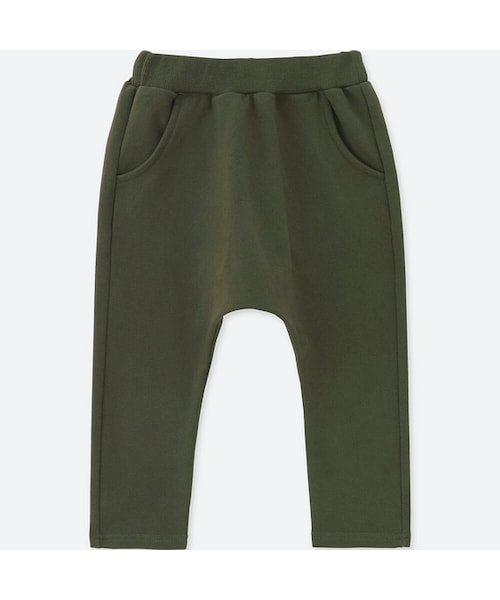 UNIQLO（ユニクロ）の「サルエルパンツ（その他ベビー用品・キッズ・BROWN 34/OLIVE 57/BLACK 09/NAVY 69・90/100/80/110）」の3枚目の写真