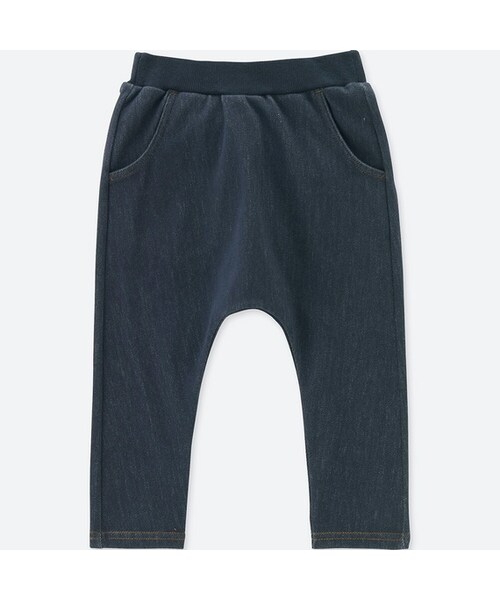 UNIQLO（ユニクロ）の「サルエルパンツ（その他ベビー用品・キッズ・BROWN 34/OLIVE 57/BLACK 09/NAVY 69・90/100/80/110）」の4枚目の写真