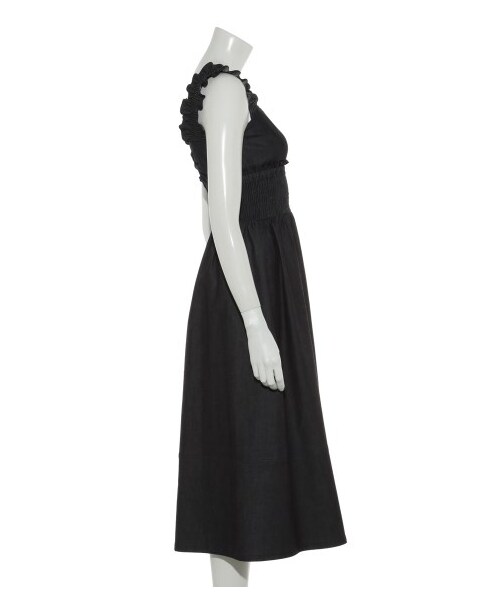 SNIDEL（スナイデル）の「バリエーションウエストシャーリングワンピース（ミニワンピース・レディース・WHT/CHECK/IND・0/1）」の7枚目の写真