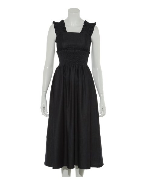 SNIDEL（スナイデル）の「バリエーションウエストシャーリングワンピース（ミニワンピース・レディース・WHT/CHECK/IND・0/1）」の5枚目の写真