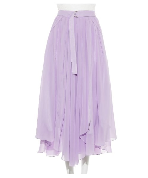 SNIDEL（スナイデル）の「イレギュラーシアースカート（膝丈スカート  