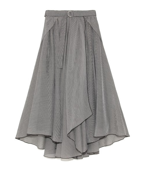 SNIDEL（スナイデル）の「イレギュラーシアースカート（膝丈スカート  