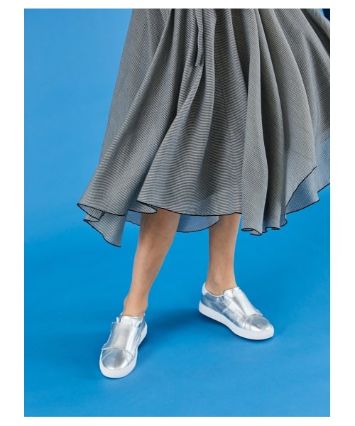 SNIDEL（スナイデル）の「イレギュラーシアースカート（膝丈スカート  