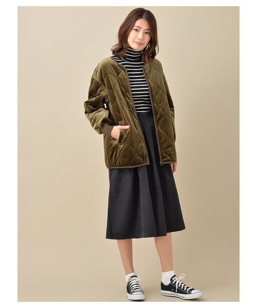 Green Parks（グリーンパークス）の「・ベロアキルトブルゾン（）」 - WEAR