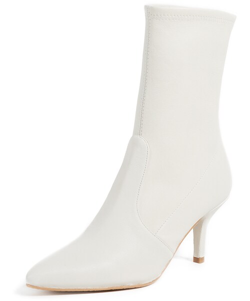 STUART WEITZMAN（スチュアートワイツマン）の「Stuart Weitzman Cling Kitten Heel Boots（ブーツ・レディース・White・7.5）」の6枚目の写真