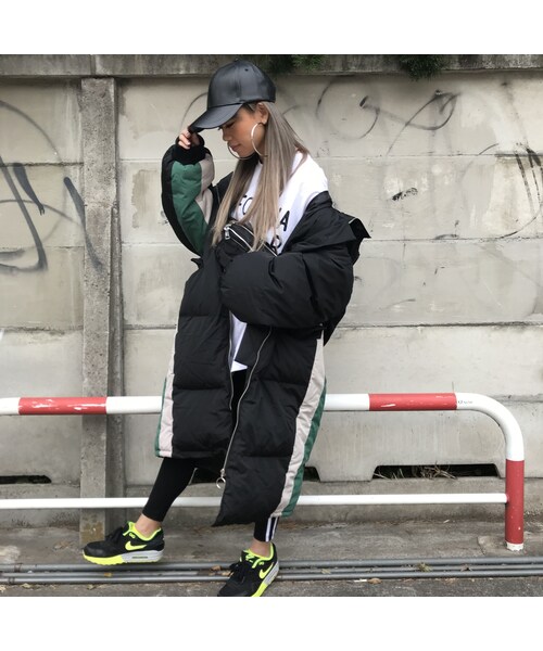 no brand(ノーブランド)の「中綿LINEベンチコ(ダウン no brand(ノーブランド)の「中綿LINEベンチコ(ダウン