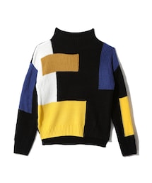 GRL | カラーブロックハイネックニットトップス(ニット/セーター)