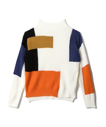 GRL | カラーブロックハイネックニットトップス(ニット/セーター)