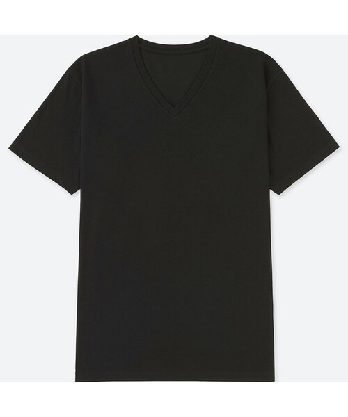 UNIQLO フェデラーモデルVネック Tシャツ　L ケイじゃなくロジャー！ エアリズムの完成形ユニクロ1990円V