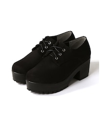 GRL | 厚底スエードレースアップシューズ(その他シューズ)
